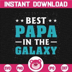 Best Grandpa in the Galaxy| SVG Cut or Print DIY Art Father's Day Grandad Birthday Pops Papa Superhero Iron On Grill BBQ
