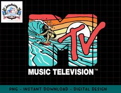 Mademark x MTV - MTV Catch a Wave MTV Surfer Logo Retro Graphic  png, digital download, instant download,MTV, MTV LOGO,