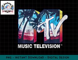MTV Neon Sunset Bold Logo  png, digital download, instant download,MTV, MTV LOGO, MTV PNG