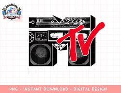 womens mtv logo red boombox  png, digital download, instant download,mtv, mtv logo, mtv png