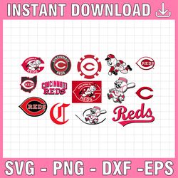 14 Files Cincinnati Reds svg, Cincinnati svg, Reds svg svg vector files, Vector Art, cricut, MLB svg, MLB svg, Clipart,