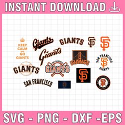 14 Files San Francisco Giants Svg, Cut Files, Baseball Clipart, Cricut, Giants svg, San Francisco svg,  MLB svg, MLB svg