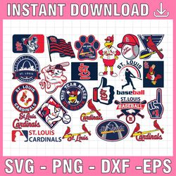 23 Files St Louis Cardinals svg, Cut Files, Baseball Clipart, Cricut,St.Louis, Cardinals svg, MLB svg, Instant Download