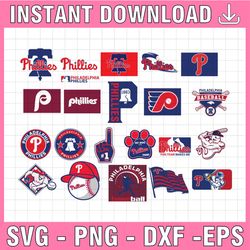 22 Files Philadelphia Phillies Svg, Baseball Clipart, Philadelphia Svg, Phillies svg, Cutting Files,MLB svg, Clipart, In