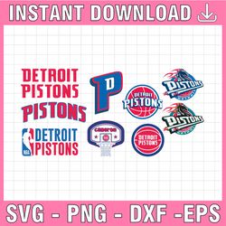 9 Files Detroit Pistons Svg, Pistons, NBA, basketball, Cricut Cut File, Pistons svg,NBA svg, NBA svg, Basketball Clipart