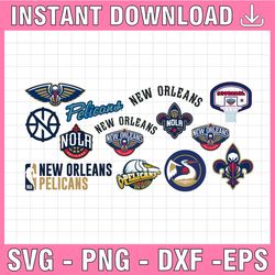 13 Files NBA New Orleans Pelicans svg, New Orleans Bundle svg, basketball svg,svg,NBA svg, NBA svg, Basketball Clipart,