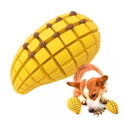 Mango Textured Natural Rubber Treat Dispenser Chew Toy - Pack of 1