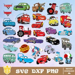 Disney Cars Svg, Disney Svg, Cricut, Cut Files, Clipart, Silhouette, Printable, Vector Graphics, Digital Download File