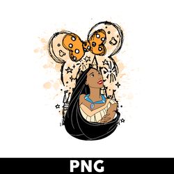 Pocahontas Png, Princesses Pocahontas Png, Minnie Png, Disney Princesses Png, Mickey Png, Disney Png - Digital File