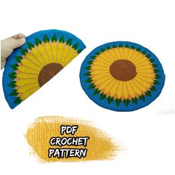 tapestry crochet pattern, moon mochila bag, mochila bag, tapestry crochet, pdf file, wayuu mochila bag pattern
