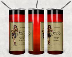 Sailor Jerry Tumbler Wrap Design - JPEG & PNG - Sublimation Printing - Alcohol Label - 20oz Tumbler