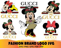 5 Gucci Minnie Bundle Svg, Gucci Minnie Svg, Gucci Bundle Svg