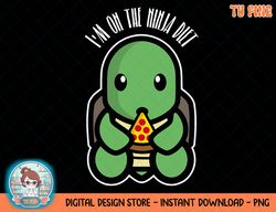 Im on the Ninja Diet Funny Pizza-Loving Turtle T-Shirt.png
