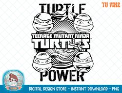 Teenage Mutant Ninja Turtles Black Outline T-Shirt.png