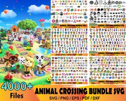 4000 Files Animal Crossing Bundle Svg, Animal Cartoon Svg, Animal Crossing Svg, Baby Animal Svg, Cartoon For Kid Svg