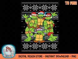 Teenage Mutant Ninja Turtles Retro Snowflake Group Tee-Shirt.png