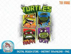 Teenage Mutant Ninja Turtles Shock Faced Characters T-Shirt.png