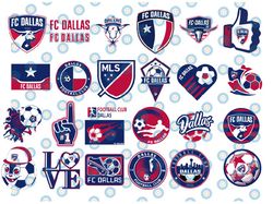 26 Files MLS Logo FC Dallas, FC Dallas svg, Vector FC Dallas, Clipart FC Dallas, MLS Svg, Sport Bundle Svg, Clipart