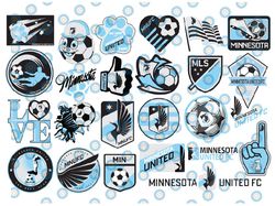 25 Files MLS Logo Minnesota United FC, Minnesota United FC svg, Vector Minnesota, MLS Svg, Sport Bundle Svg, Clipart