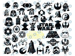 Star Wars Svg, Star Wars Bundle svg, star Wars Characters svg, Logo Bundle Svg, Sport bundle Svg
