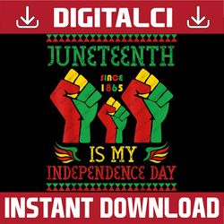 Juneteenth Is My Independence Day Since 1865 Juneteenth, Black History Month, BLM, Freedom, Black woman, Since 1865 PNG