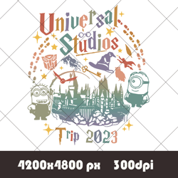 Vintage Universal Studios PNG File, Universal Studios Family Matching, Instant Download, Sublimation File, Family Grup