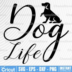 Dog Life Svg, Dog Owner Svg, Dog Vibes Svg, Funny Svg, Fur Dad, Pets, Dog Father Shirt Svg File for Cricut & Silhouette,