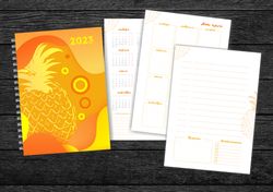 Pineapple yearly planner