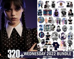 Wednesday Addams Png Svg Bundle, Wednesday Png, Nevermore Academy Png, Addam Family Svg, Jenna Ortega Png, Wednesday