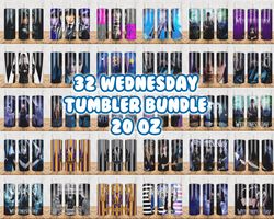 Wednesday Tumbler SVG, PNG, DXF Bundle, Jenna Ortega Svg, Addams Family Svg