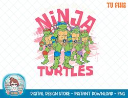 Womens Nickelodeon Teenage Mutant Ninja Turtles Paint Splash V-Neck T-Shirt.png