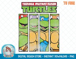 Womens Nickelodeon Teenage Mutant Ninja Turtles Turtle Panels V-Neck T-Shirt.png