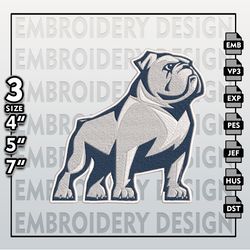 Samford Bulldogs Embroidery Designs, NCAA Logo Embroidery Files, NCAA Samford, Machine Embroidery Pattern