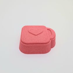Cup with a heart BATH BOMB MOLD STL File for 3D Printing
