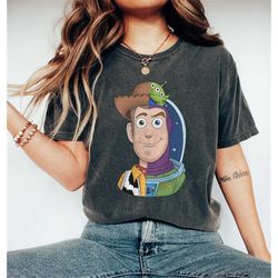 Vintage Disney Toy Story Buzz Lightyear and Woody Comfort Colors Shirt, Toy Story Shirt, Disneyland Shirt, Disney Pixar