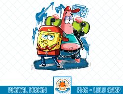Punk Rock Spongebob With Patrick Star T-Shirt.png