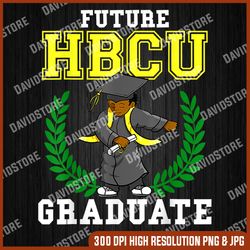 Future HBCU Graduation Black College Flossing Boy Last Day Of School PNG Sublimation Design