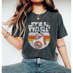 Retro Disney Star Wars Shirt BB8 Comfort Colors Shirt, Vintage Star Wars Shirt, Disneyland Shirts, Disneyworld Shirt, Di
