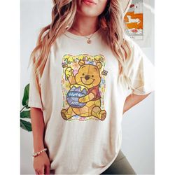 Retro Disney Winnie The Pooh Stained Glass Comfort Colors Shirt, Pooh Shirt, Winnie The Pooh Shirt, Disneyworld Shirt, D