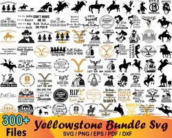 300 Mega Bundle Yellowstone Svg, Yellowstone Symbols