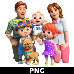 Cocomelon Birthday Png, Cocomelon Family Png, Cocomelon Png - Digital File
