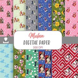 cute seamless pattern, digital papers, scrapbook papers, pattern, 12*12inches -300dpi