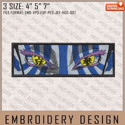 Akaza Embroidery Files, Demon Slayer, Anime Inspired Embroidery Design, Machine Embroidery Design
