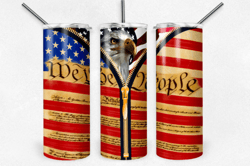 We the People Skinny Tumbler Sublimation