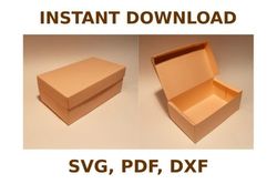 storage box with lid template, box template svg, svg files, svg, cricut