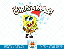 Spongebob Squarepants It's Christmas Snowflakes T-Shirt.png