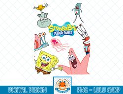 Spongebob Squarepants Logo With Friends T-Shirt.png