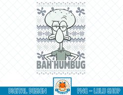 SpongeBob SquarePants Squidward Bah Humbug Christmas T-Shirt.png