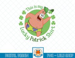 SpongeBob SquarePants St. Patrick's Day Lucky Patrick Shirt T-Shirt.png