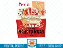 SpongeBob SquarePants Try A Krabby Patty At The Krusty Krab Premium T-Shirt.png